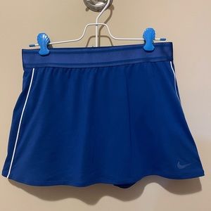 Nike Dri-Fit tennis skirt, blue, small, 13” length